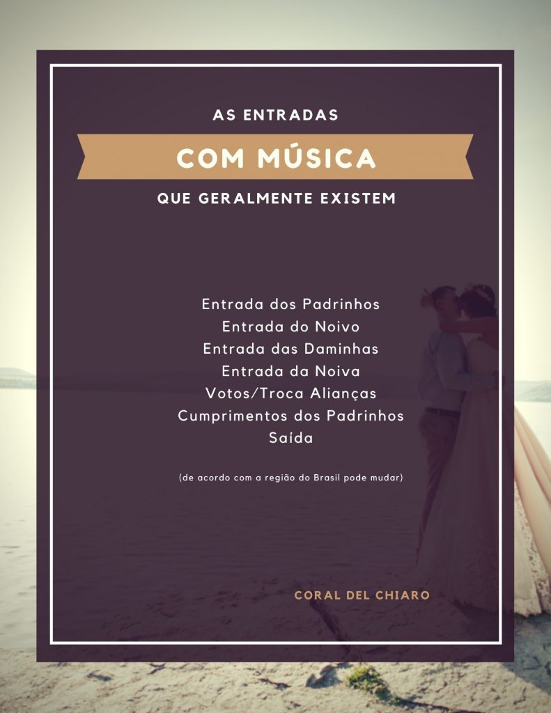 Opções de estilo para músicas de casamento