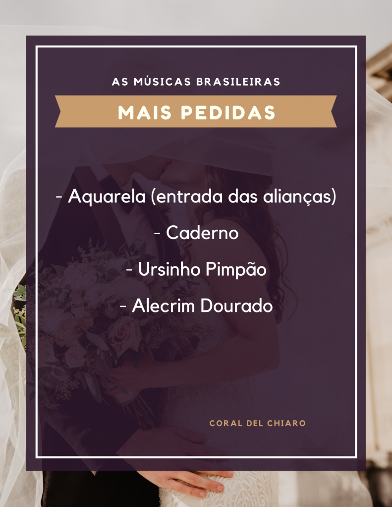 Músicas brasileiras para casamento